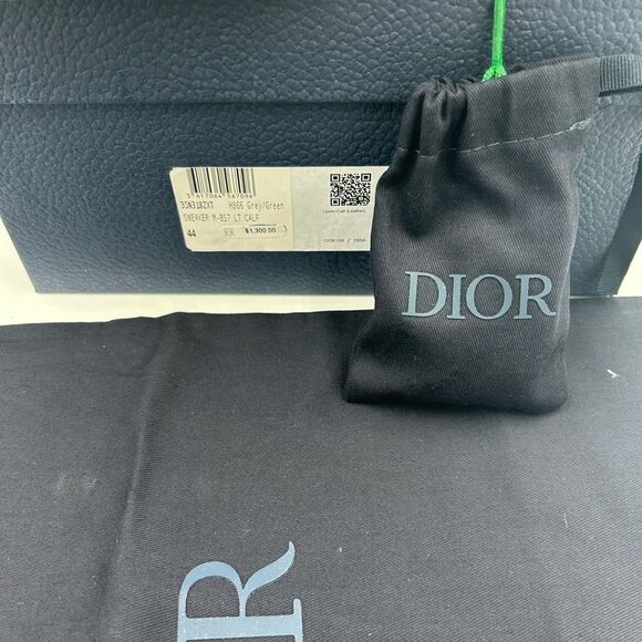 Men's Dior B 57 dribble low top leather sneakers size 44 made in Italy - Picture 15 of 15